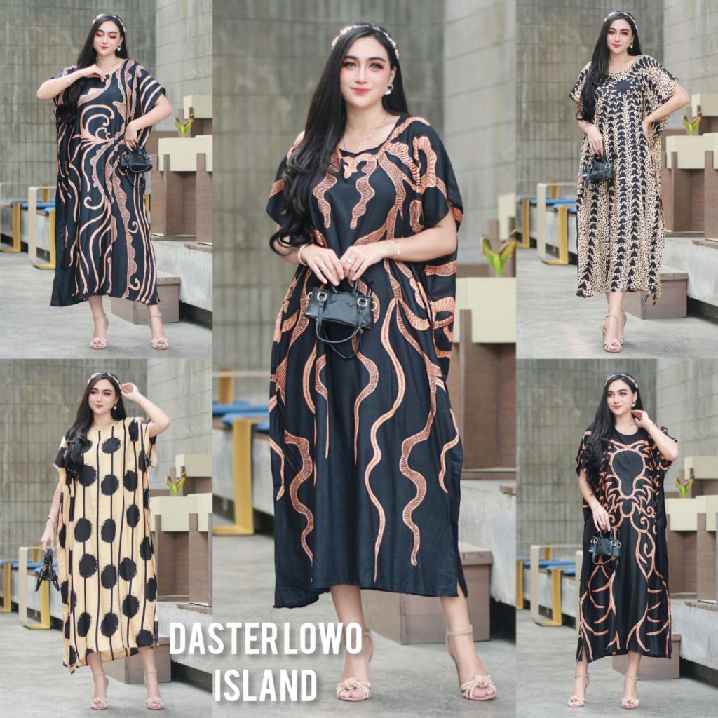 Daster Super Jumbo LD 130 Home Dress Print Lowo Kalong Kelelawar Real Pick Rayon Santung Adem