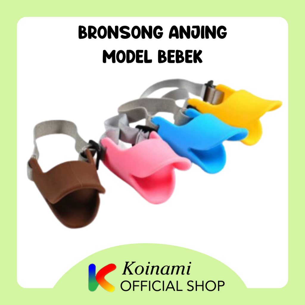 BRONGSONG ANJING MODEL BEBEK / DUCK MUZZLE for DOG