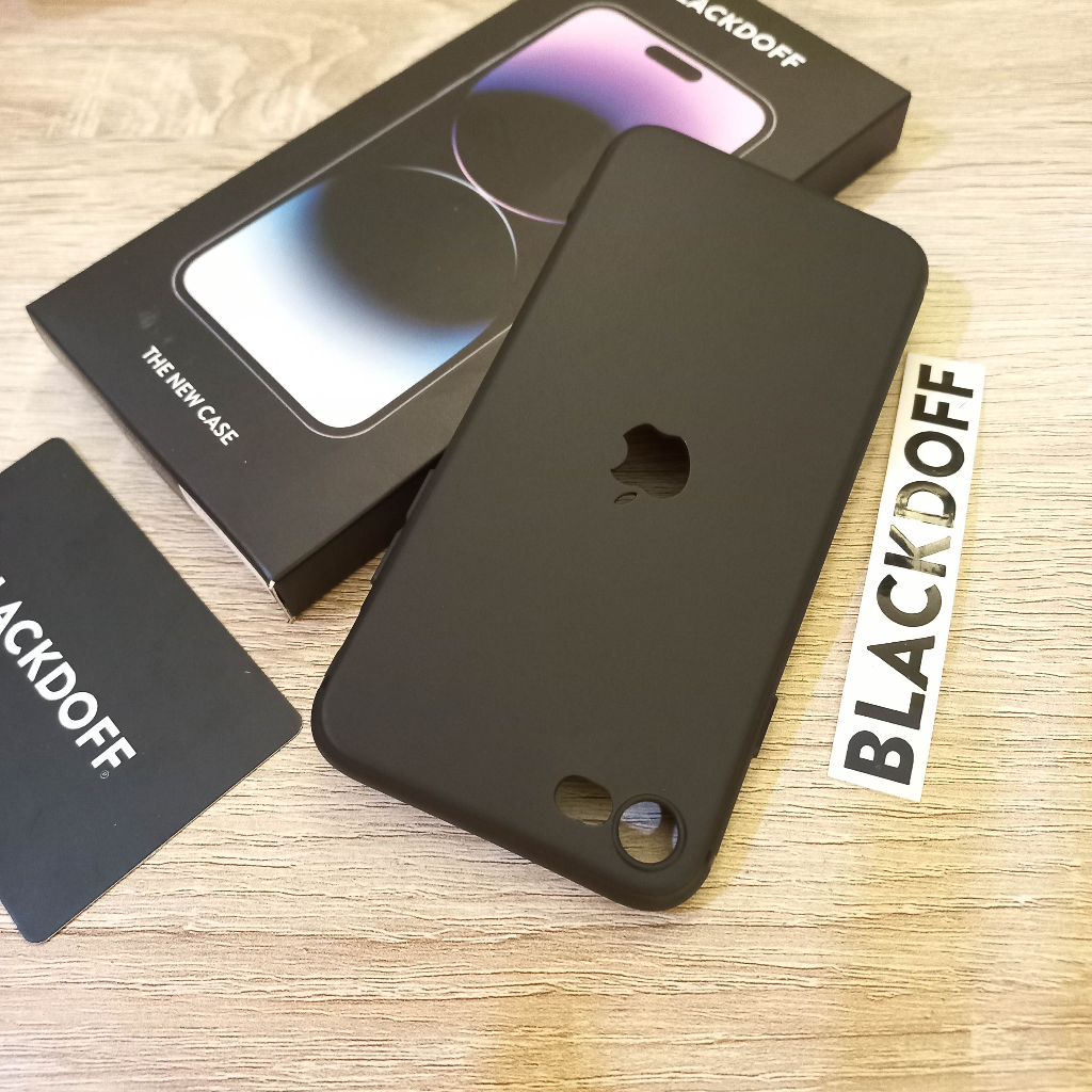 Case iPhone SE 2020 SE Cut logo Premium Blackdoff