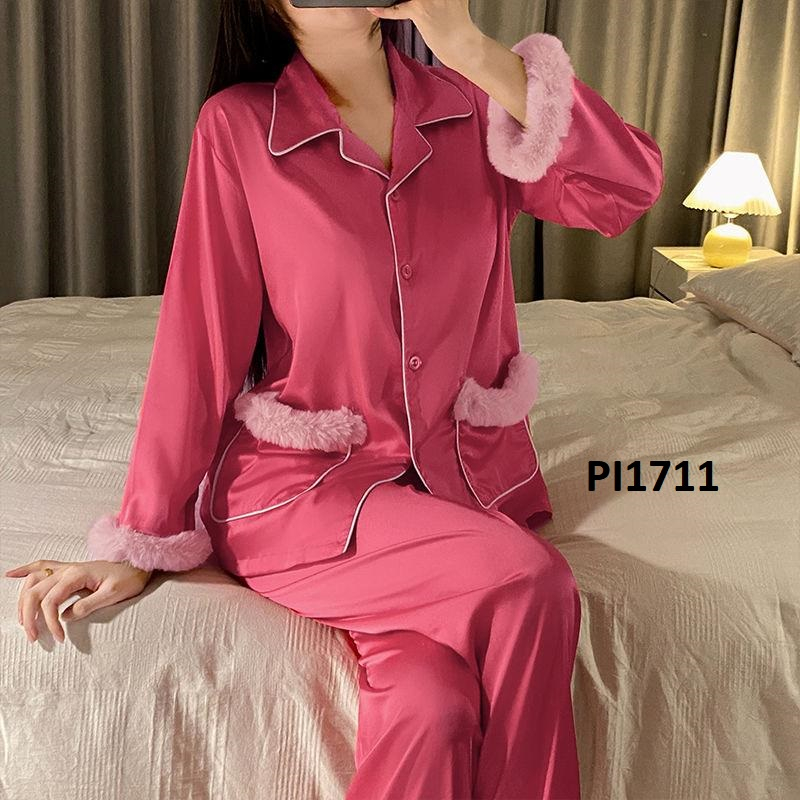 PIYAMA 3IN1 WANITA SUTERA PI1711