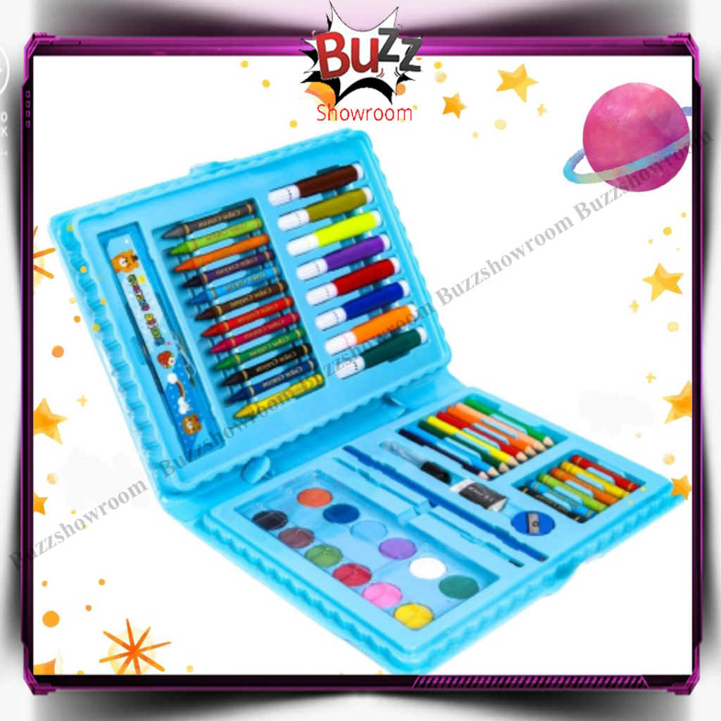 Crayon Colouring Set ( Isi 86 Items ) Full Set / Pensil Warna / Stationary Krayon