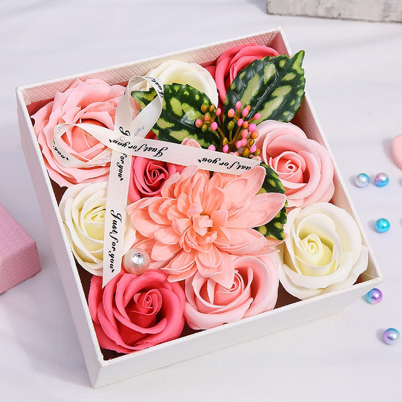 

Gift Box Square Soap Flowers - Hadiah Bunga Sabun Kotak