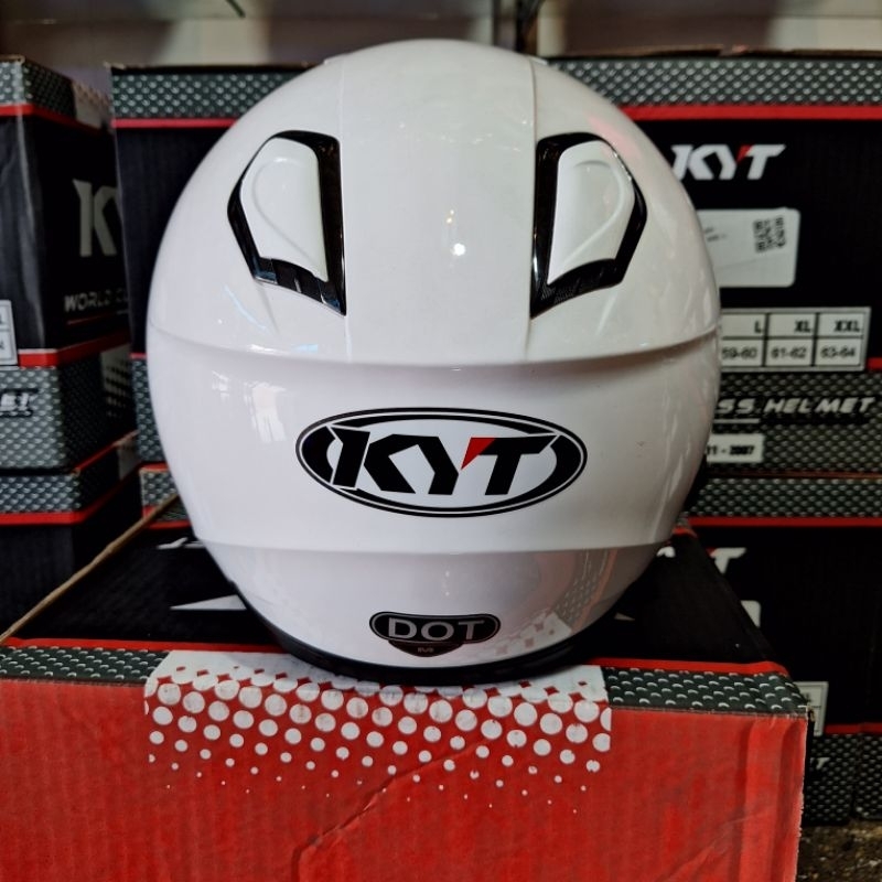 Helm Kyt Kyoto Solid Putih