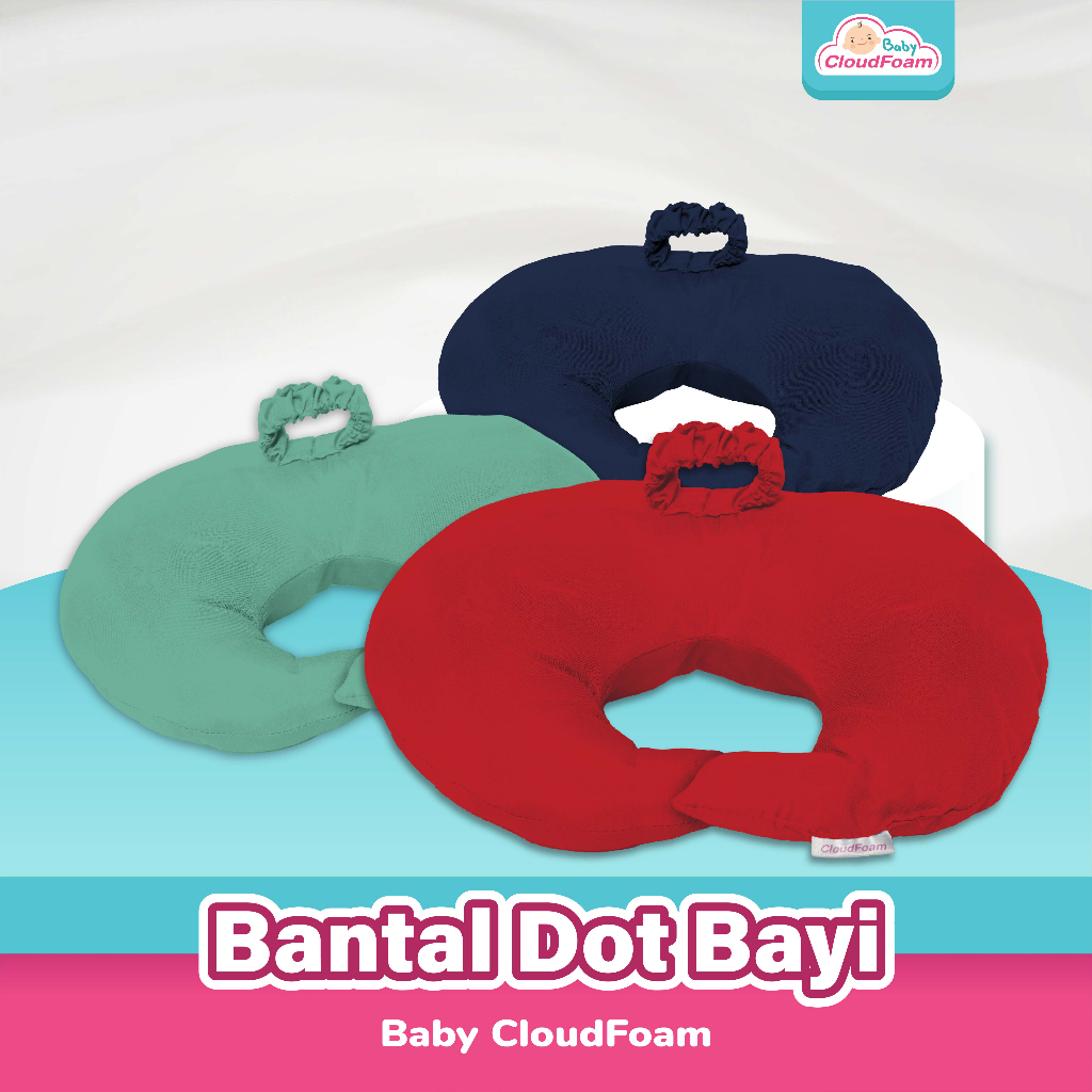 Baby Cloudfoam Bantal Dot Baby Bottle Holder