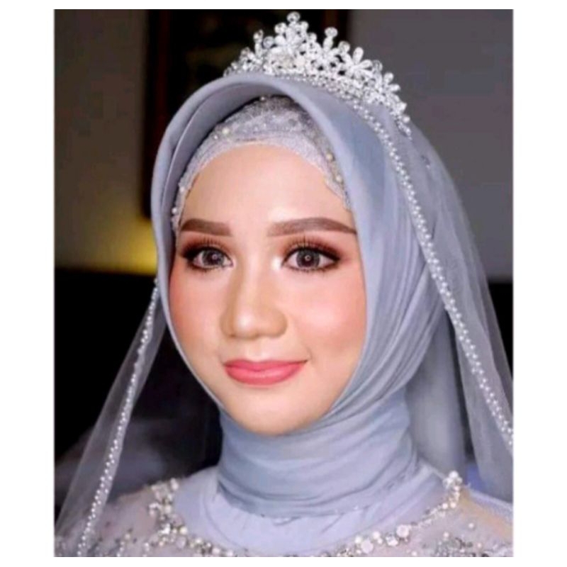 Slayer mutiara Slayer pengantin Slayer wedding Slayer akad Veil mutiara Veil wedding Slayer murah Slayer viral