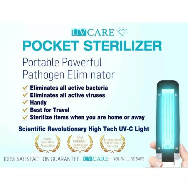 UV CARE Pocket STERILIZER SECOND 100% MULUS