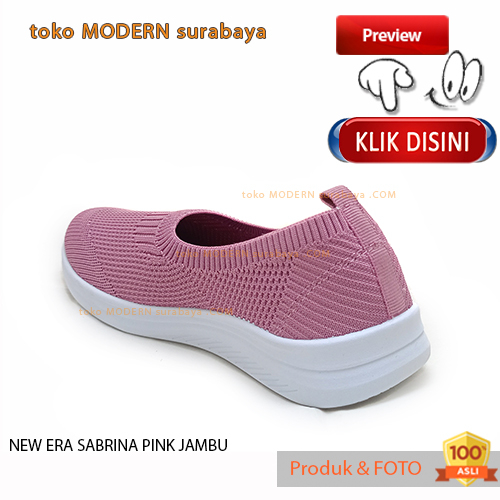 Sepatu wanita sepatu flat casual slip on NEW ERA SABRINA