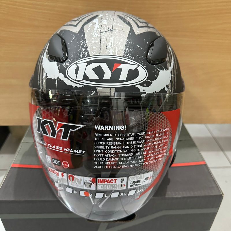 helm half face KYT DJ MARU VENOM