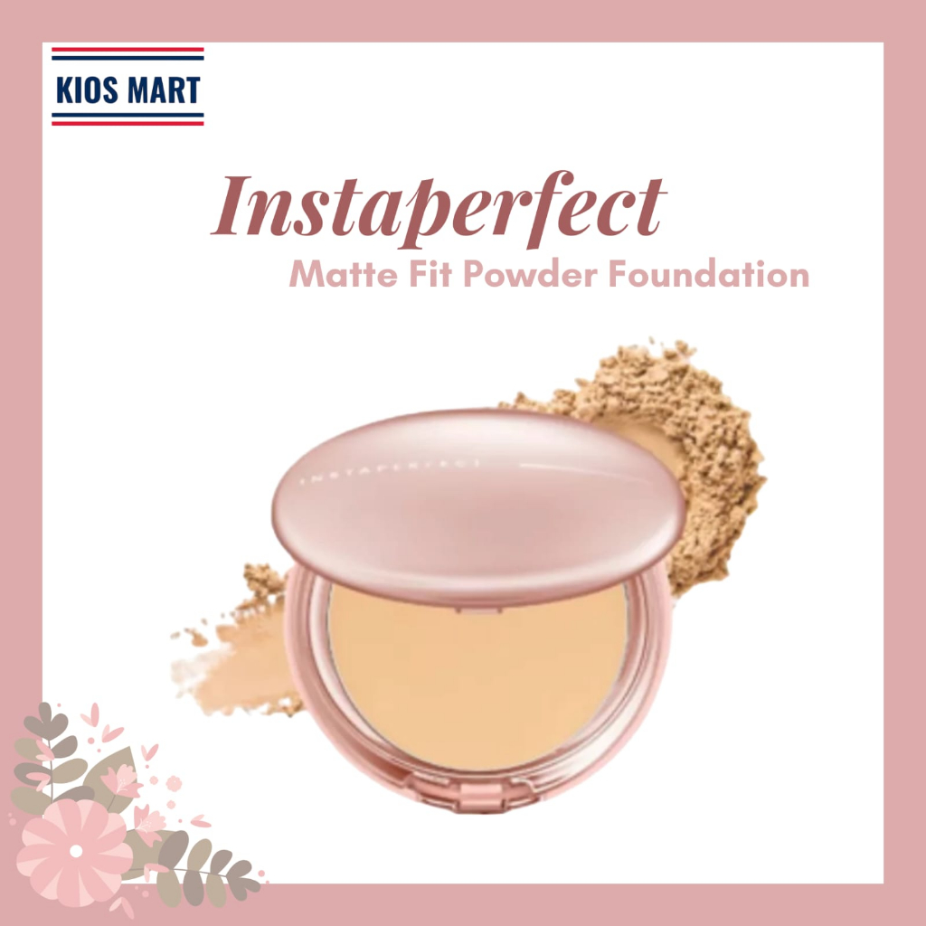 Wardah Instaperfect Matte Fit Powder Foundation 13g | Bedak SPF 20 PA+++