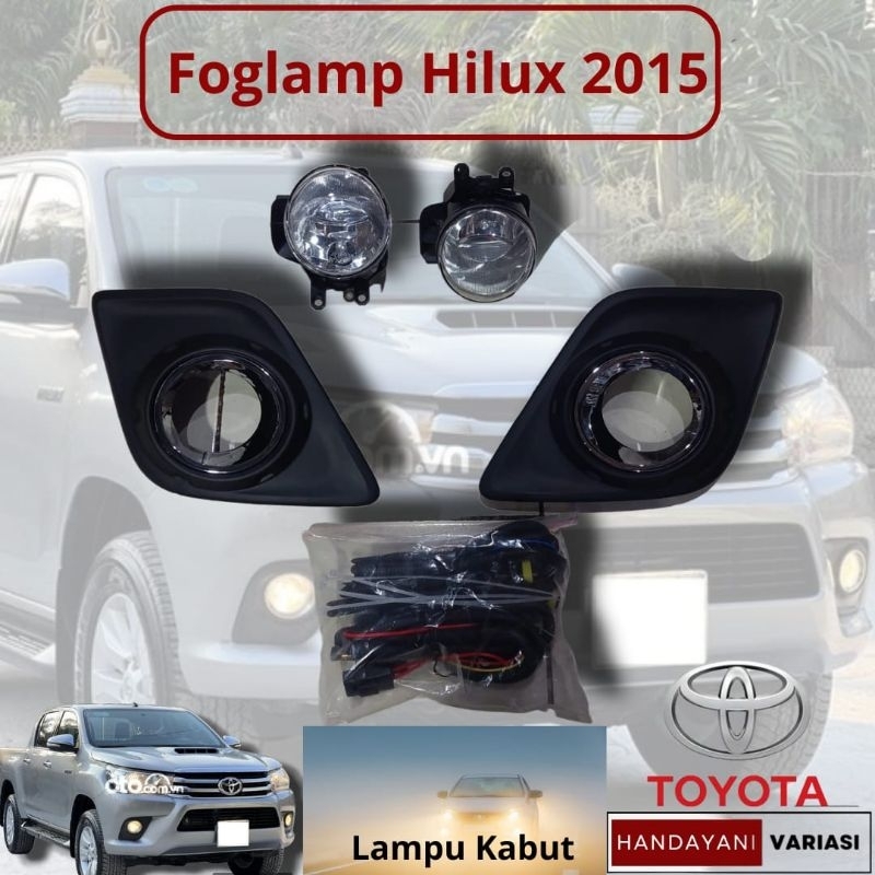Lampu Foglamp Set Toyota Hilux 2015/ Lampu Kabut Hilux