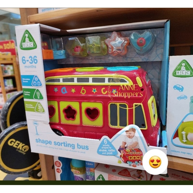 ELC shape sorter bus