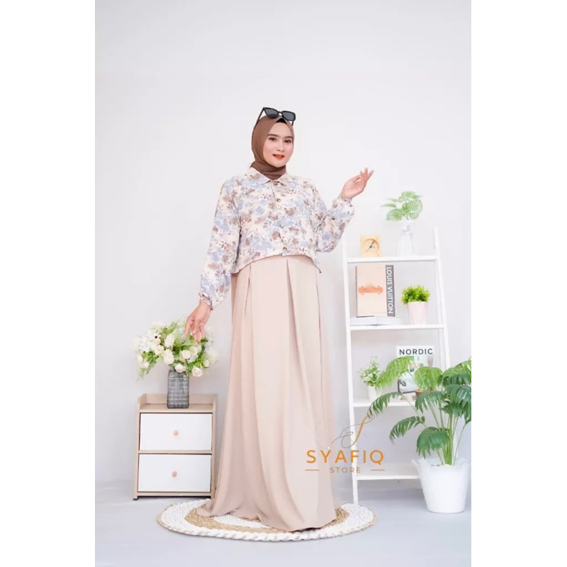 GAMIS CRINGKLE OUTER BUNGGA TERLARIS 2023 / GAMIS REMAJA KEKINIAN