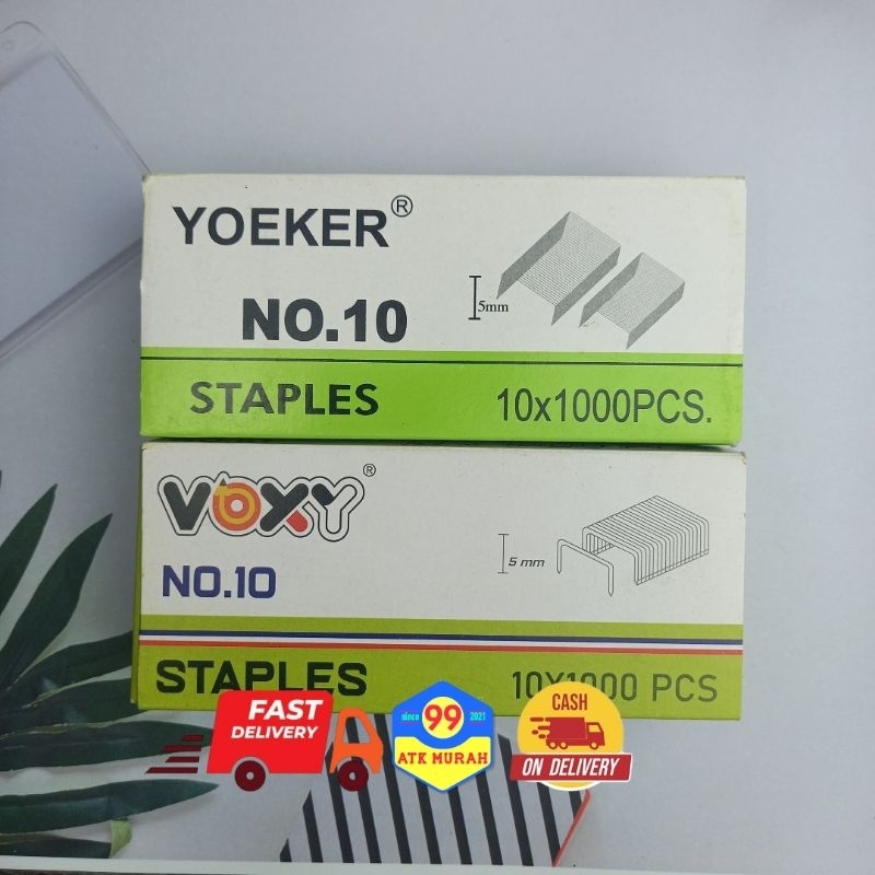 VOXY - Isi STAPLES No 10/Refil Stapler Kecil/Refil Staples