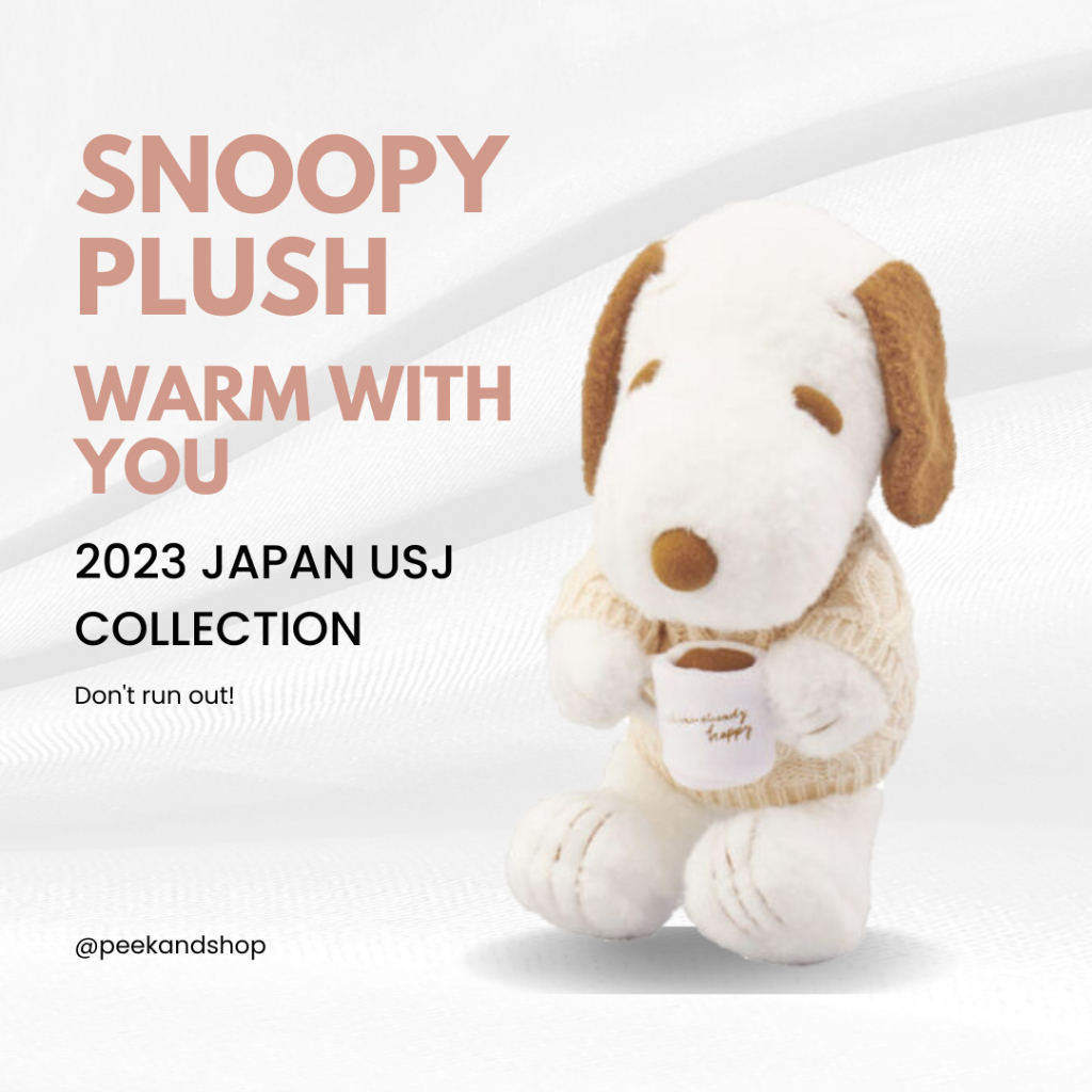 Snoopy Universal Studio Japan Warm With You Limited Edition