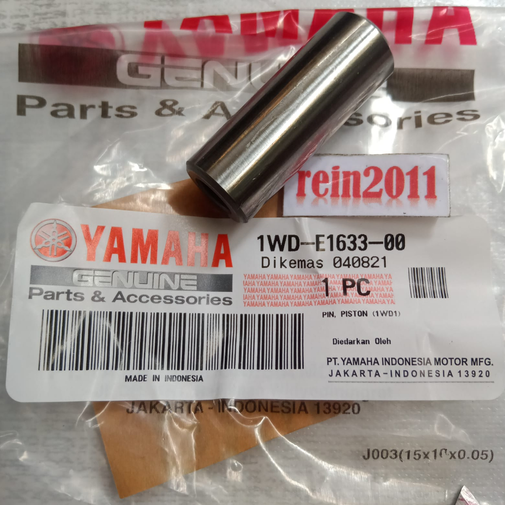 PIN PEN PISTON R25 R 25 MT25 MT-25 ASLI ORI YAMAHA 1WD E1633 00