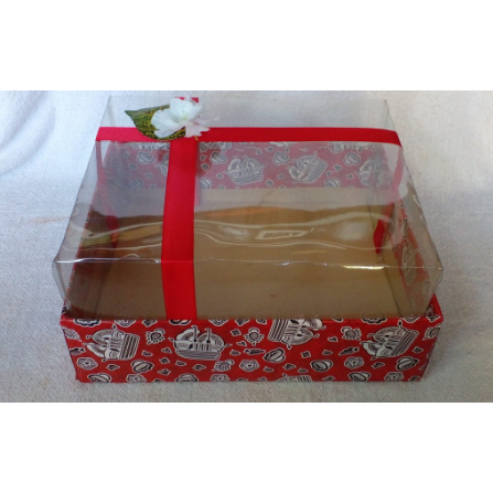 

BEST PRODUK KOTAK KADO PRAKTIS,KOTAK KADO CANTIK, kotak kado batik tutup mika jumbo merah