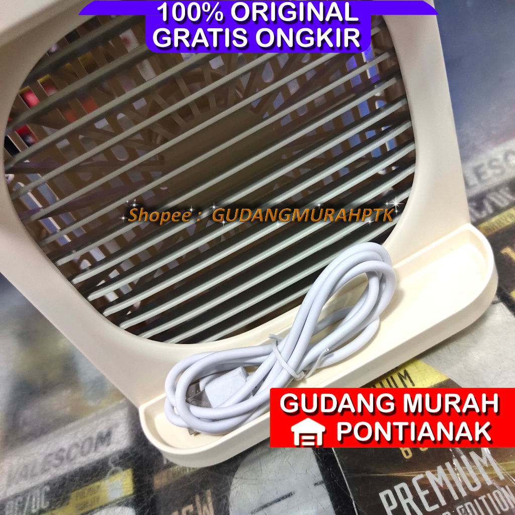 Air Cooler Portable Ac Mini Hembusan Kabut Dingin Dapat di isi Air Mitsuyama MS-5557 Rechargeable 2400mAh Original