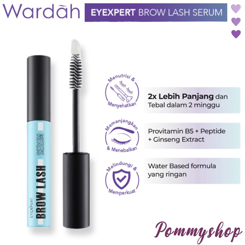 Wardah Eyexpert Brow Lash Serum 10ml | Serum Bulu Mata dan Alis