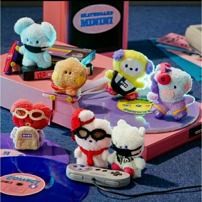 BT21 Mini (Minini) Stereo Standing Doll - Official BTS KOYA RJ BONEKA - KOYA