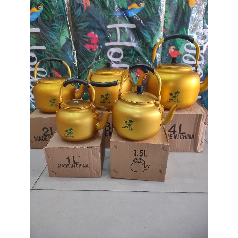 Teko Arabia Ceret Kuning Nomuri Cap Unta Souvenir Haji Umroh