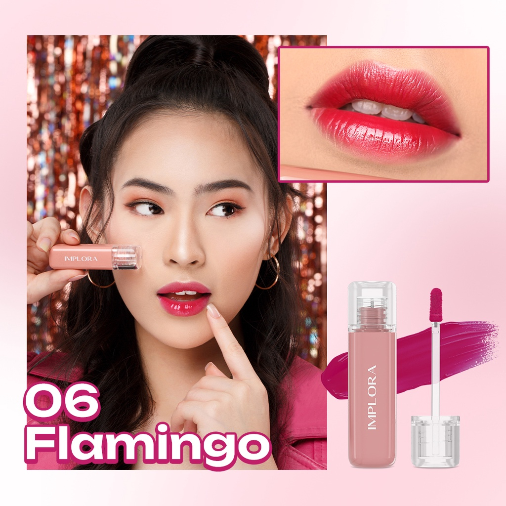 Implora Jelly Tint | Liptint Implora Flamingo BPOM | Vitamin E &amp; Omega 3,6,9