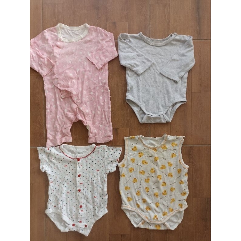 paket jumper/sleepsuit bayi perempuan usia 0-6bln
