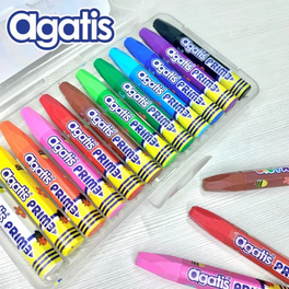 

OIL PASTEL AGATIS by STAEDTLER l | 12 COLORS | CRAYON ANAK | KRAYON MINYAK