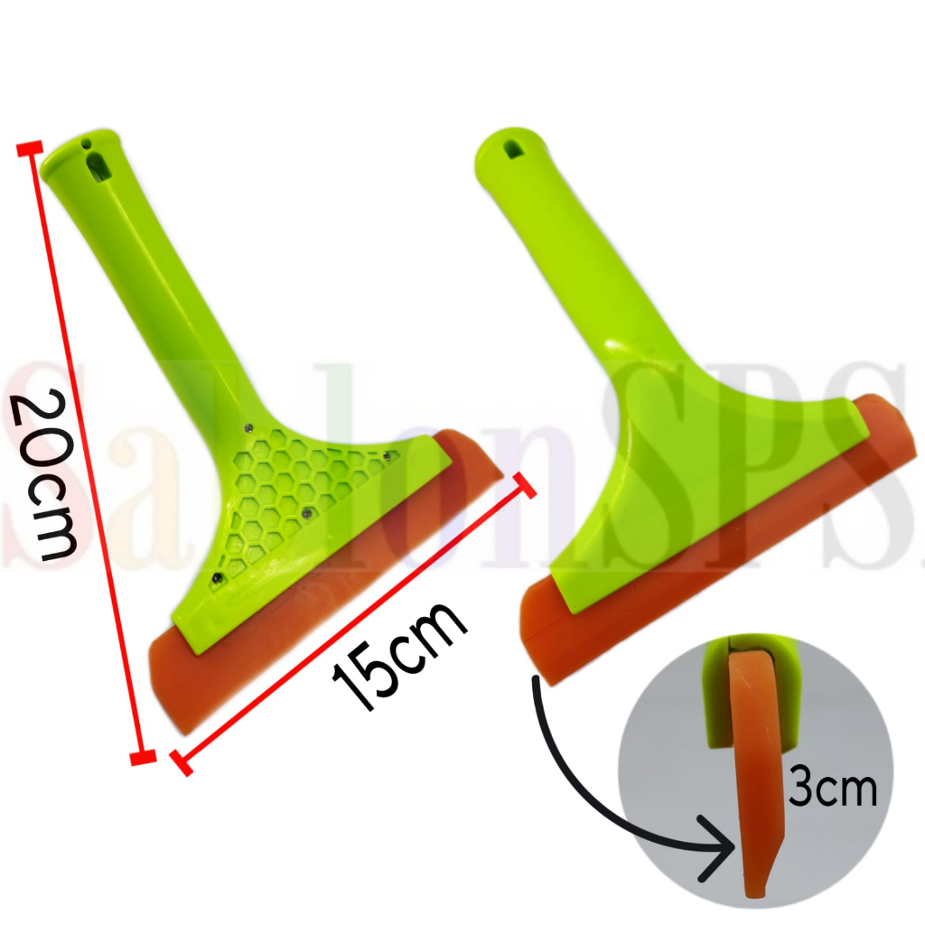 WIPER PLASTIK PEMBERSIH KACA HIJAU