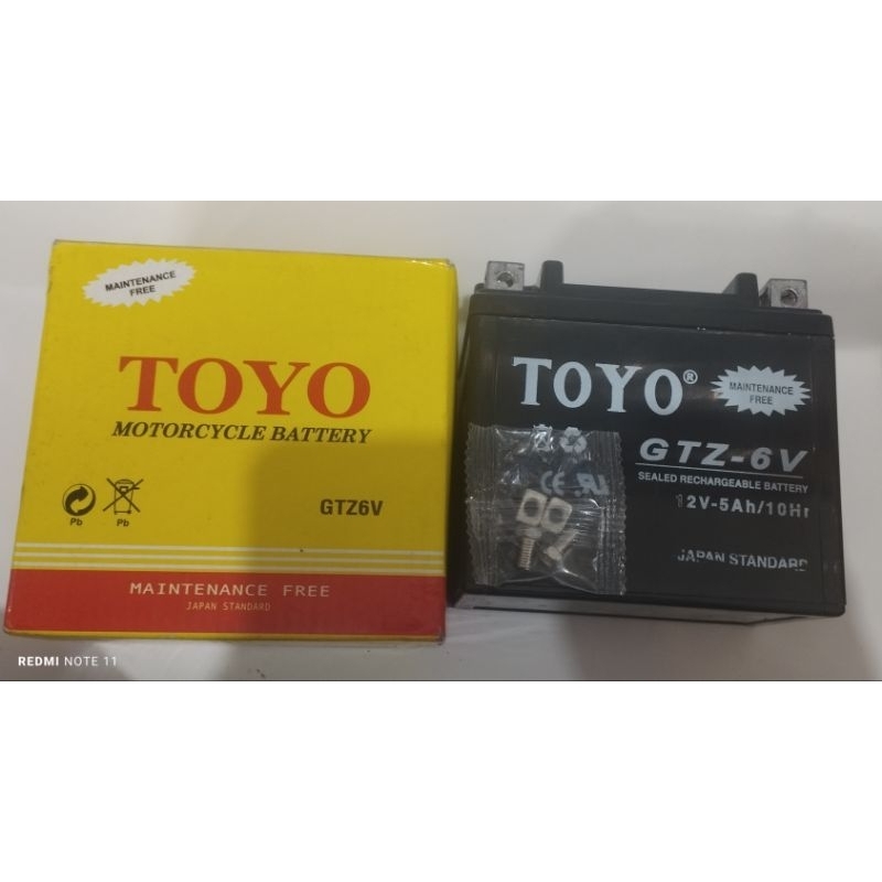 aki toyo GTZ6V ORIGINAL