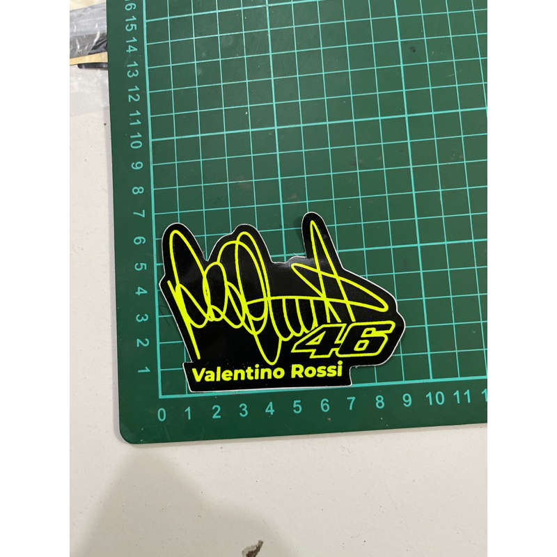 STIKER SABLON STABILO GRAFTAC MOTO GP DISTRO KARTUN CLOTHING MONSTER ROSSI PEDROSA 46 26 41 25 DLL