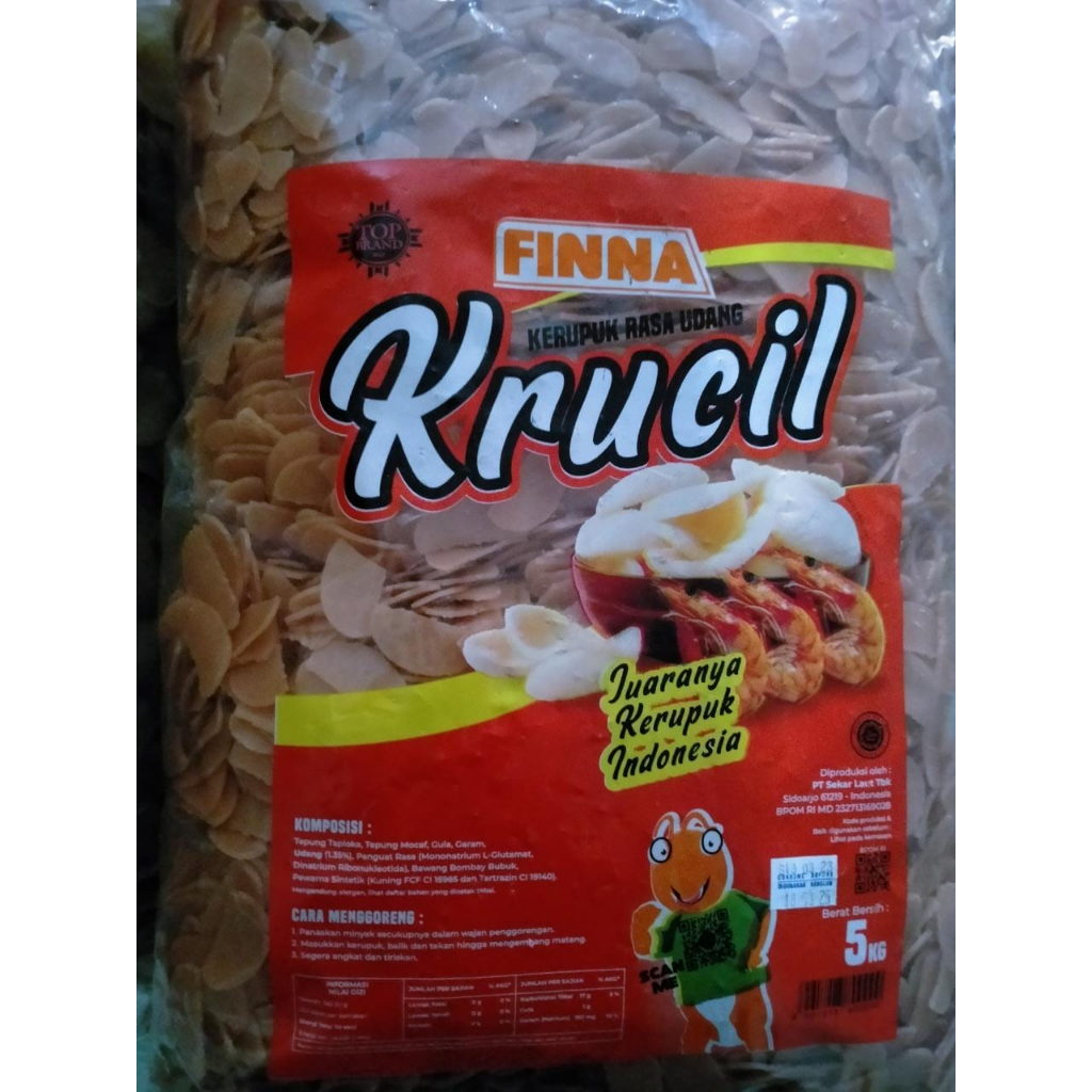 [Bal] Krucil Kerupuk Krupuk Finna Rasa Udang Dan Rasa Bawang - krucil*