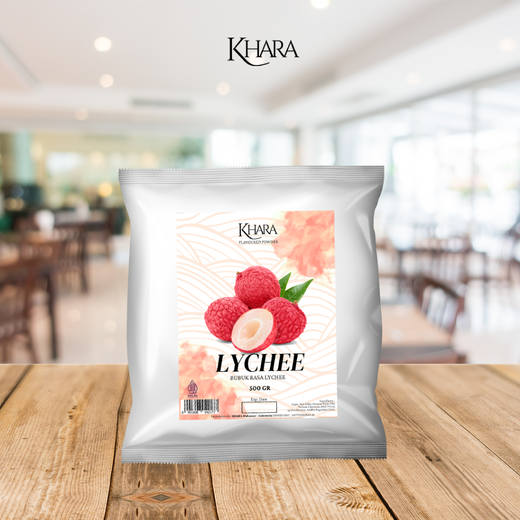 

Bubuk Minuman Rasa Lychee 500gr - Khara Lychee Flavoured Powder