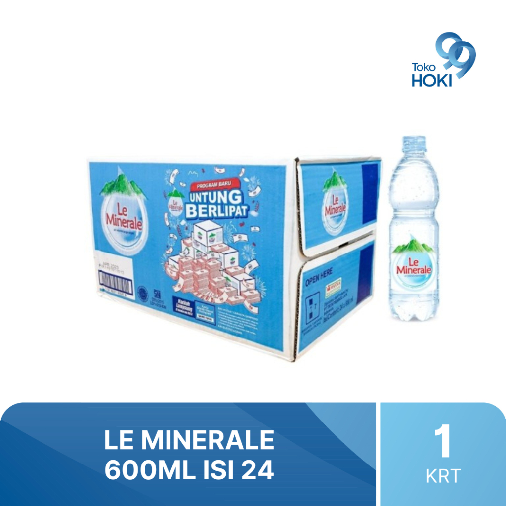 

LE MINERALE 600ML 1 KARTON ISI 24