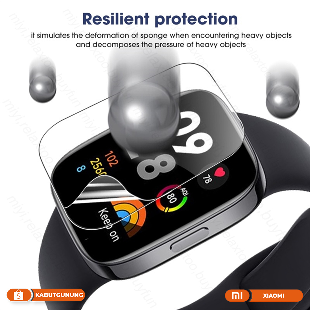 Anti Gores Screen Protector TPU Pelindung Layar for Redmi Watch 3