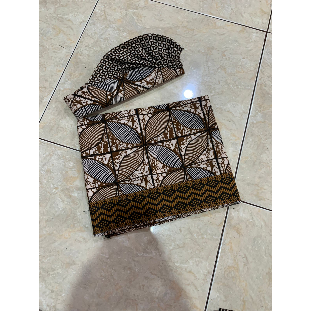 saput batik dan udeng setengah jadi