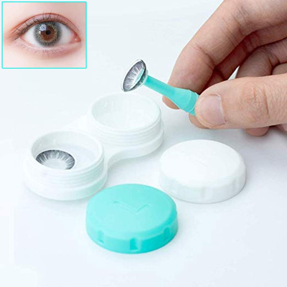 Contact Lens Remover Alat Pasang Pencabut Lensa Kontak RGP Lens(Rigid Gas Permeable) Contact Lens Soft Lens Suction Stick Suck Cup