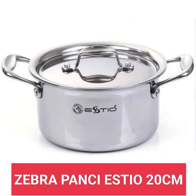 ZEBRA PANCI ESTIO 20 CM SAUCEPOT 160412 STAINLESS