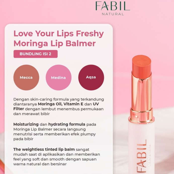 FABIL Love Your Lips Freshy Moringa Lip Balmer