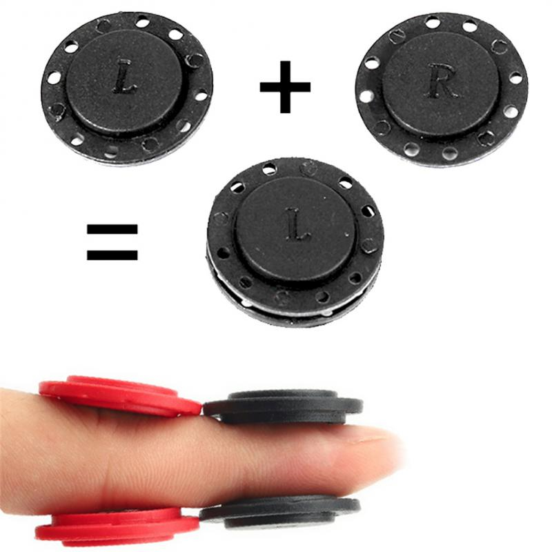 5Pasang/set Kancing Magnet Magnetic Apparel Bag Button Magnet Clothers Hitam 22mm/26mm