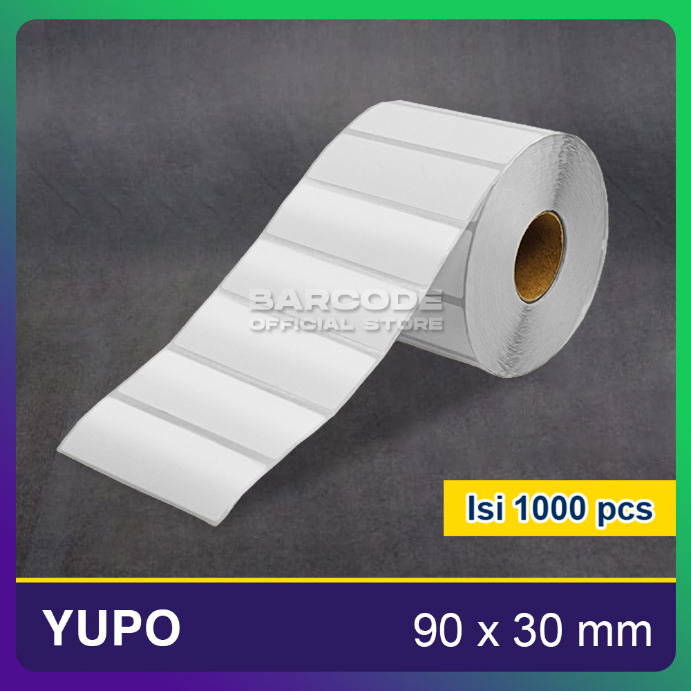 

Label Barcode Yupo 90x30 mm 1 Line 90 x 30 Kertas Stiker 90x30mm
