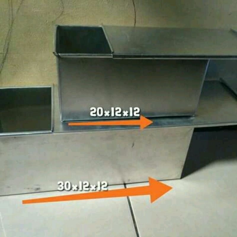 loyang roti tawar galvalum jumbo 40x15x15