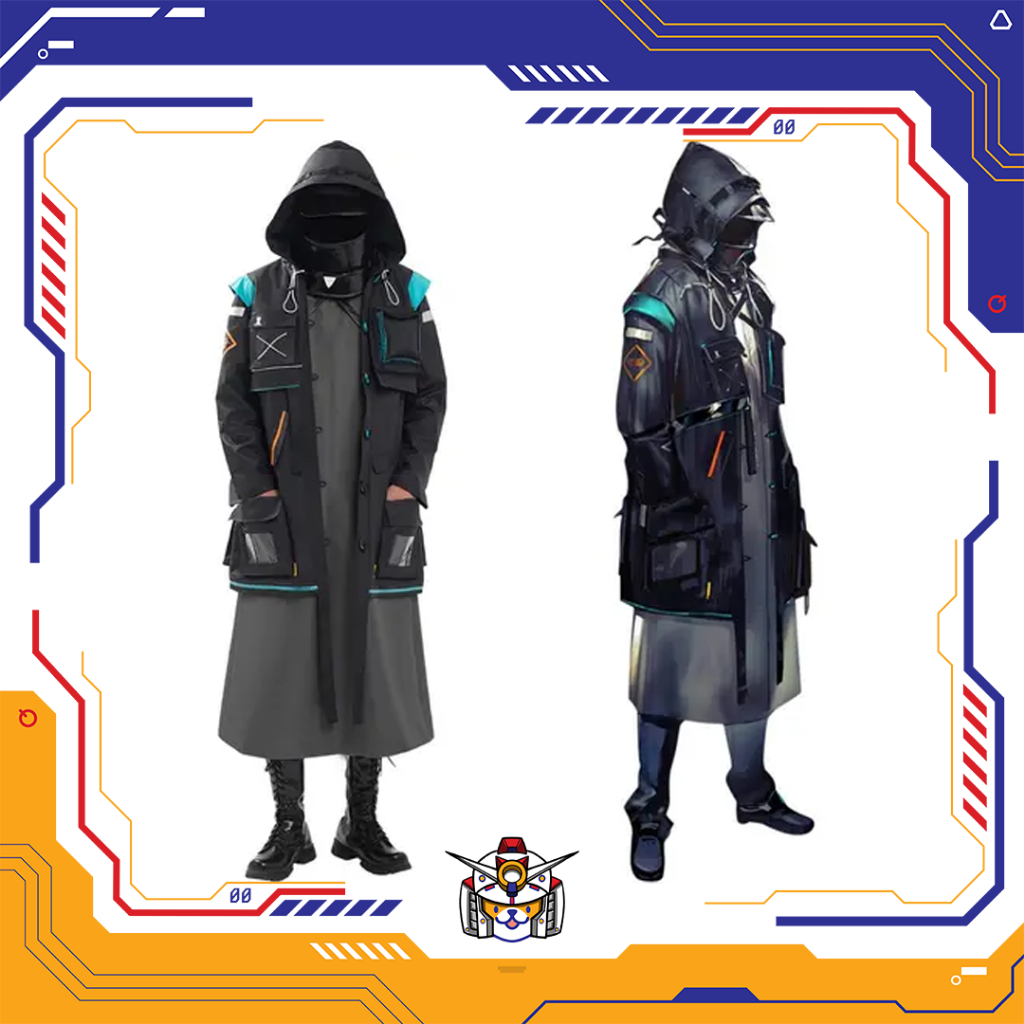 【QTakasi】READY Jaket only Arknights Doctor Cosplay Costume waterproof