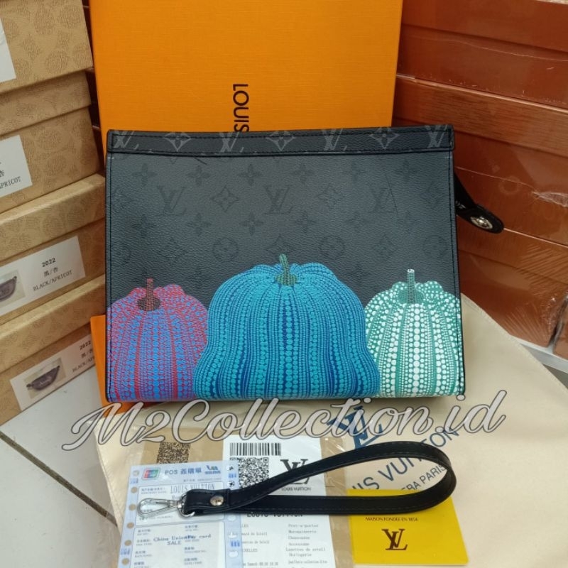 Clutch Lv Monogram Handbag Tas Tangan Premium Quality Unisex