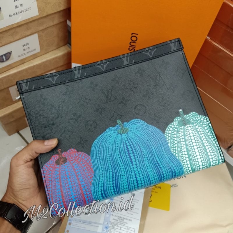 Clutch Lv Monogram Handbag Tas Tangan Premium Quality Unisex