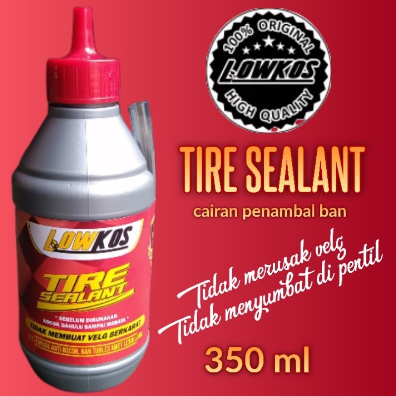 LOWKOS - CAIRAN BAN TUBLES 350ml Tire Sealant Anti ranjau paku , anti bocor , tambal otomatis