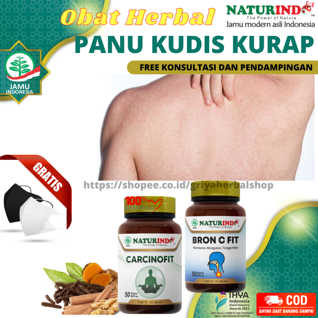 Obat Panu Paling Ampuh Obat Gatal Kulit Panu Obat Panu Herbal Carcinofit Bron c fit Obat Kurap Obat 