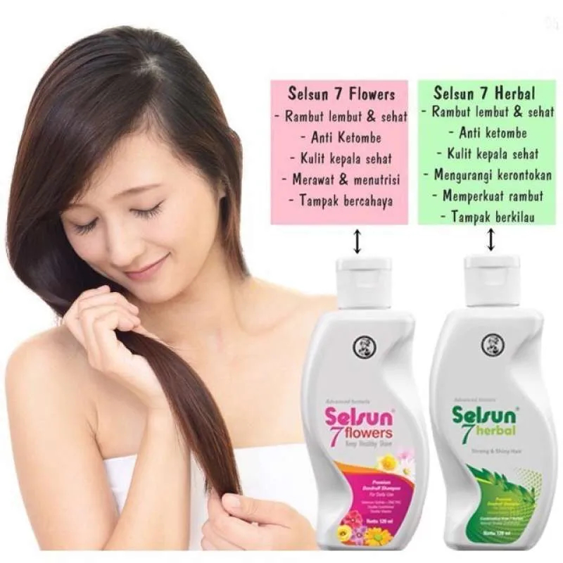 [BPOM] Shampoo Selsun 7 Flower 60 ml / Shampo Selsun Seven Flower / Sampo / MY MOM