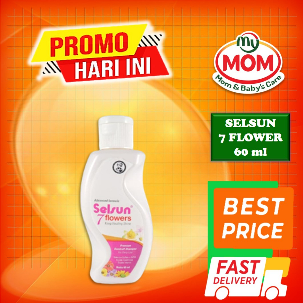 [BPOM] Shampoo Selsun 7 Flower 60 ml / Shampo Selsun Seven Flower / Sampo / MY MOM