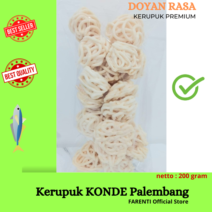 

Kerupuk Ikan KONDE Asli Palembang Doyan Rasa