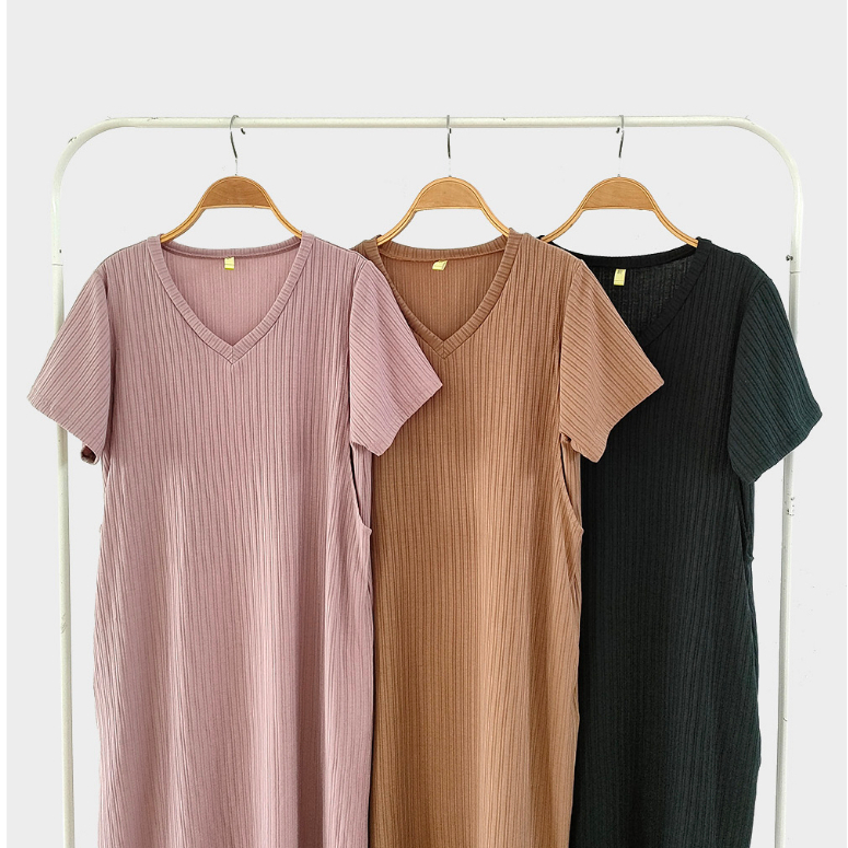 HUG Marcia - Dress Hamil Menyusui Basic Knit